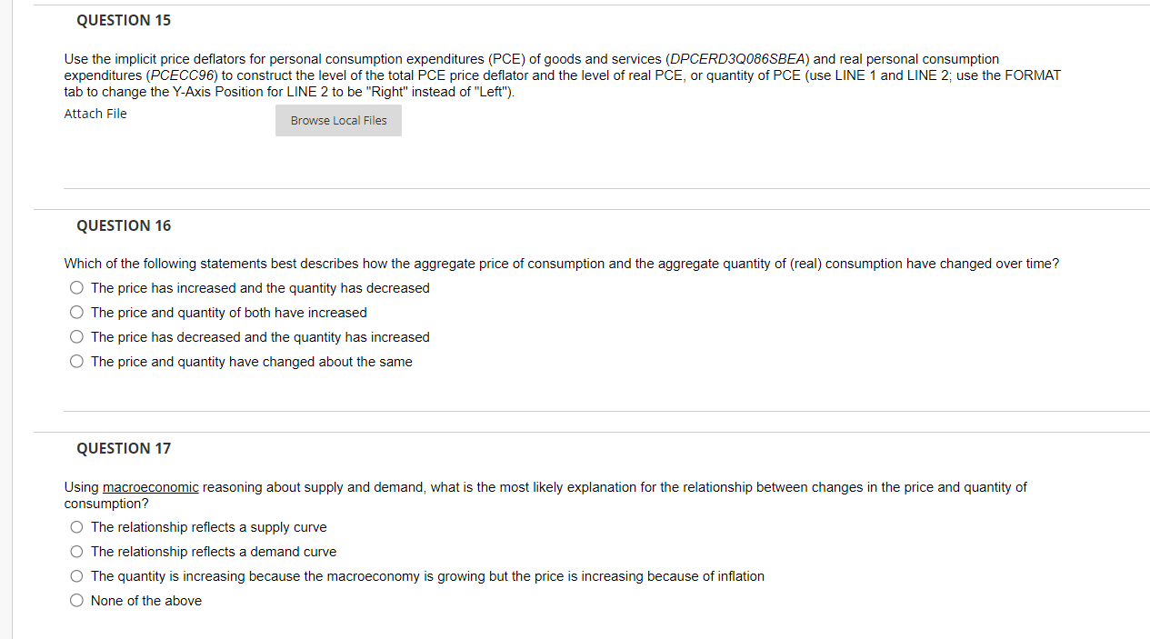 describes how much the two variables have changed? O Potential GDP has