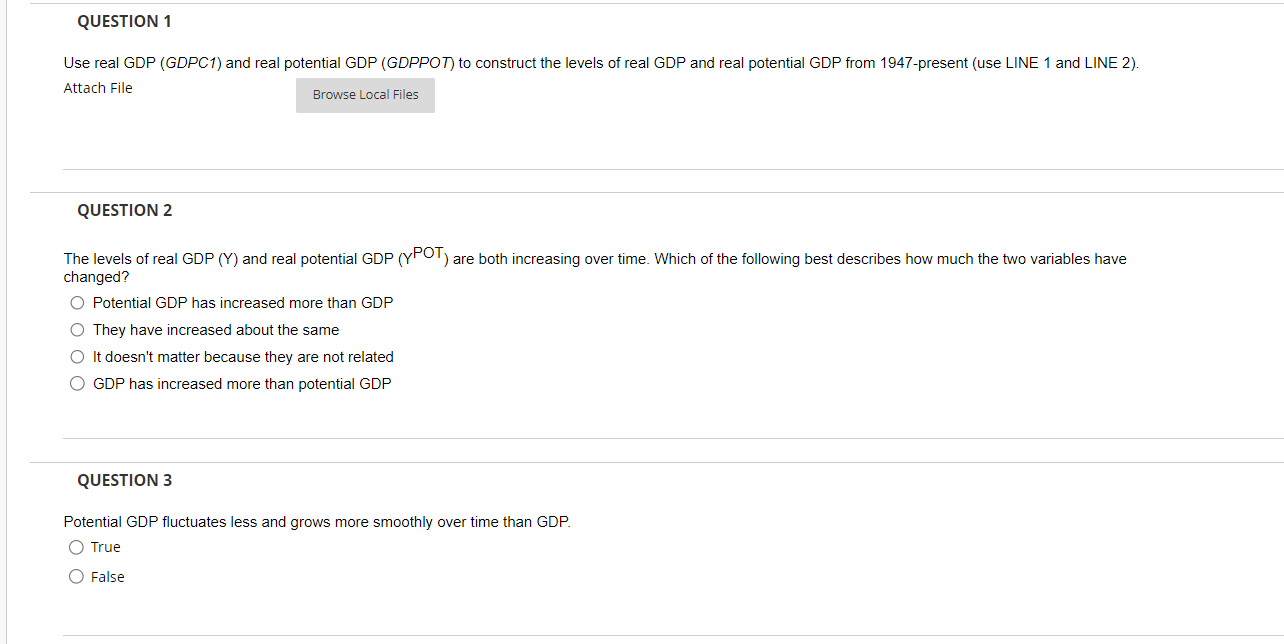 It doesn't matter because they are not related O GDP has increased