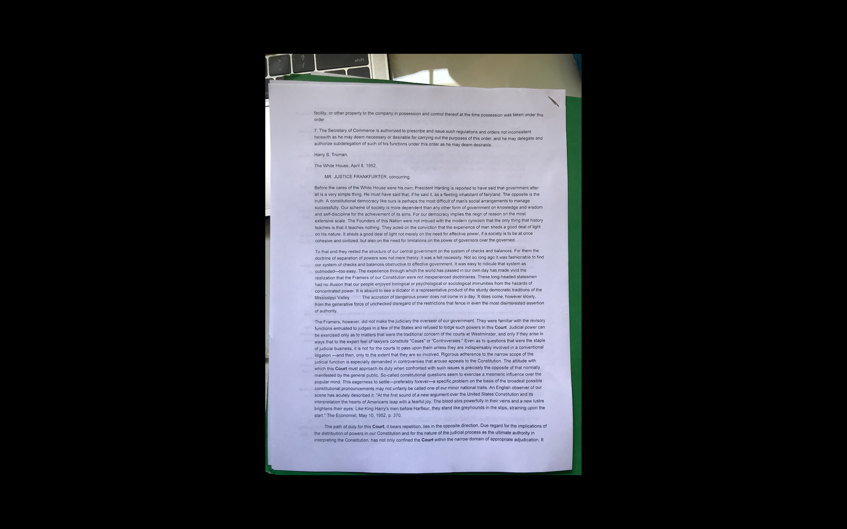 the court apply the rule to the facts?Conclusion - what result did