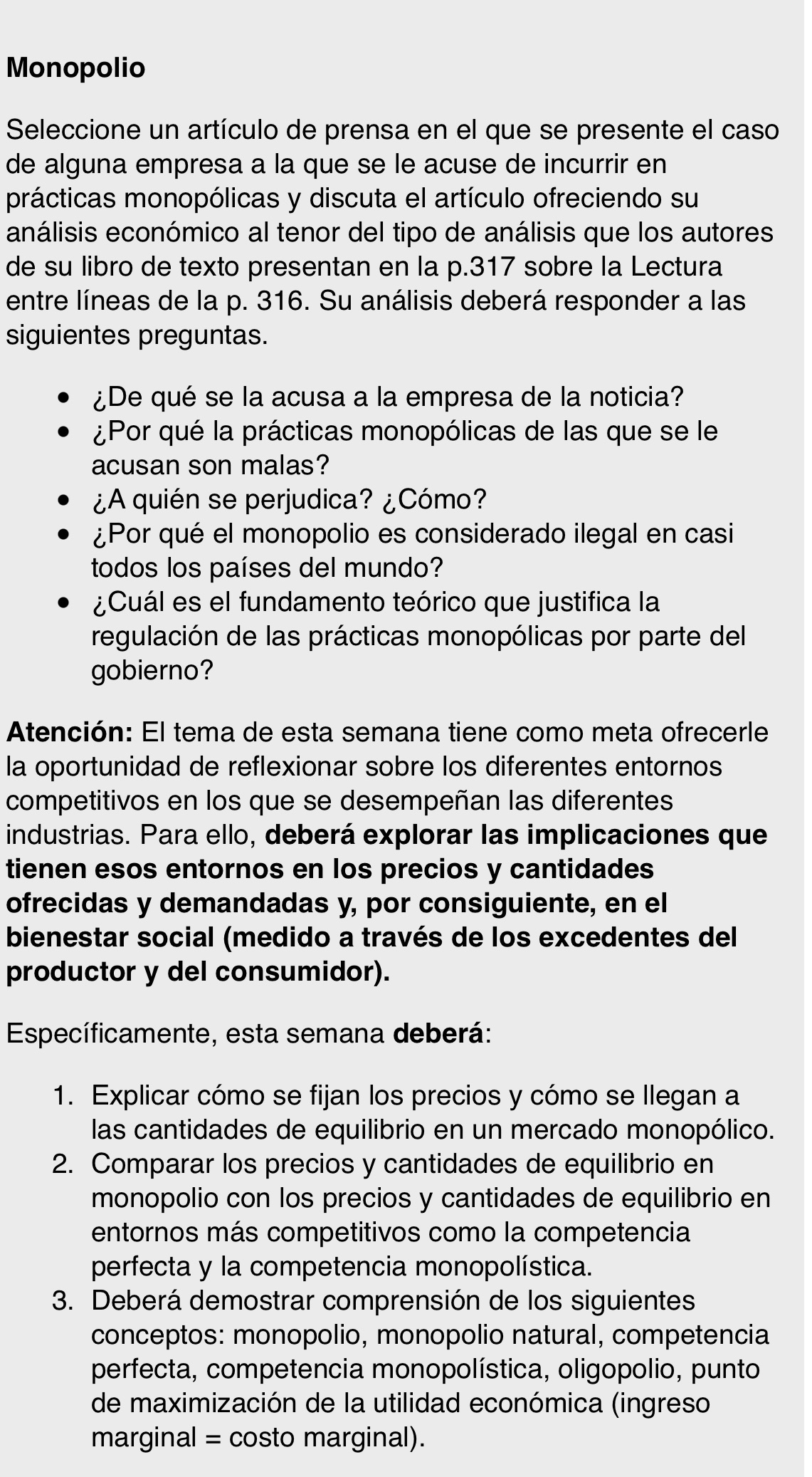 caso de alguna empresa a la que se le acuse de incurrir