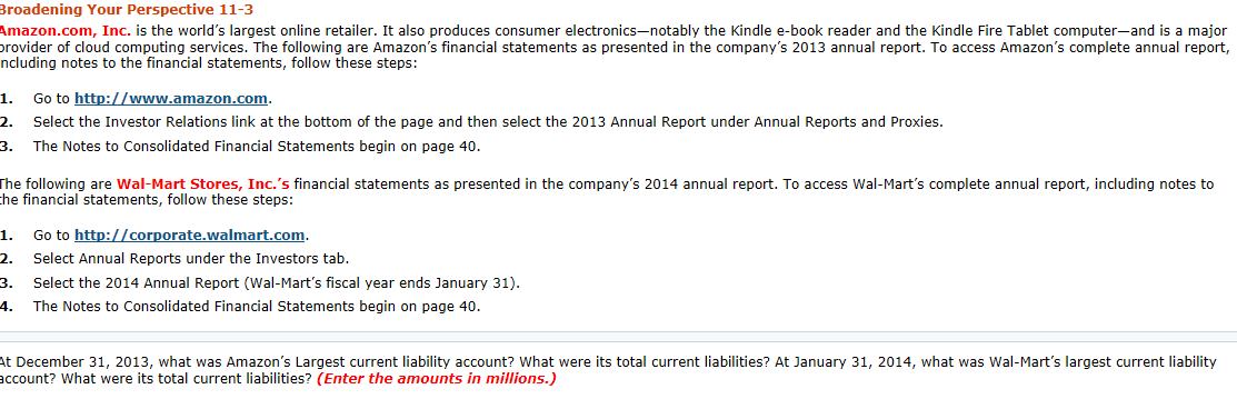 amounts in millions.) Largest current liability Total current liabilities SHOW LIST OF