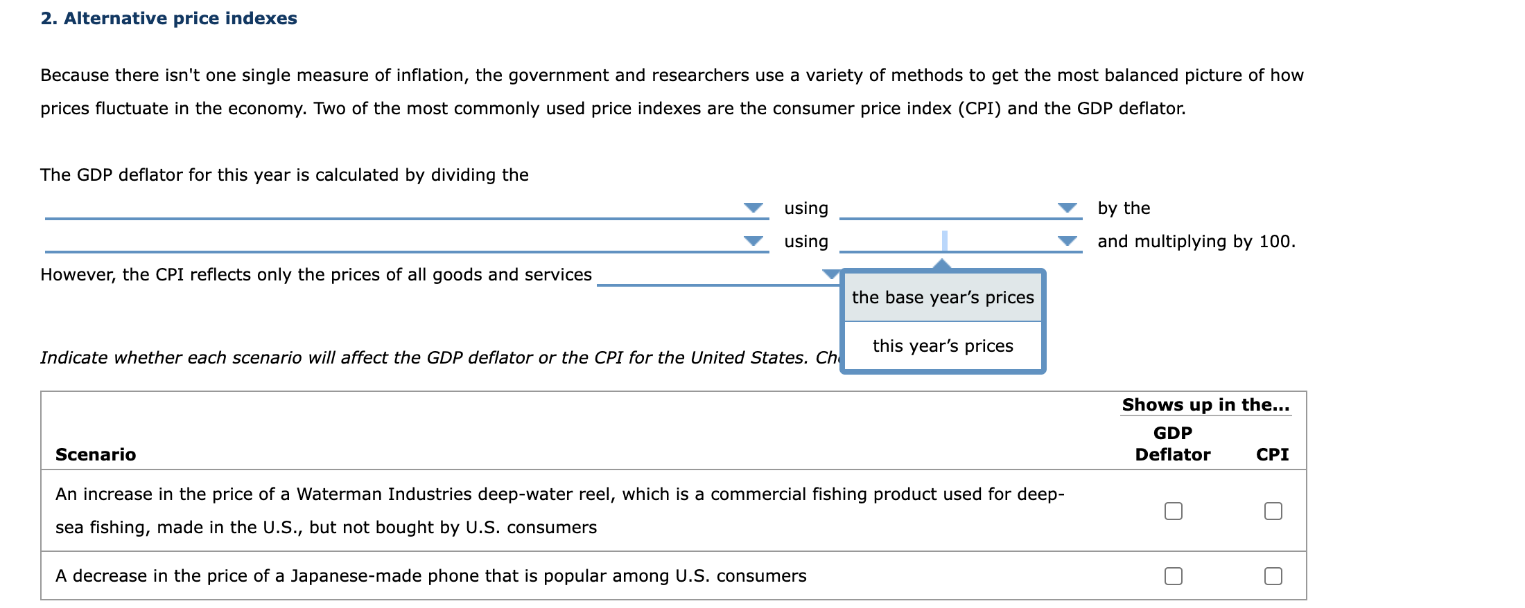 required each student to buy 10 notebooks, regardless of the price. 2.
