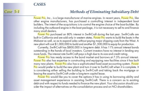 Hello, Need help with this case. It's from Advanced Accounting (AC425)