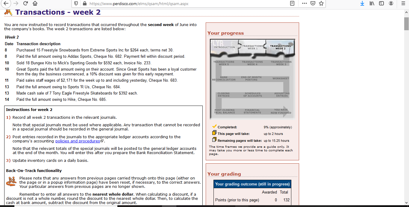 Can you please solve this perdisco practice set for me. thanks