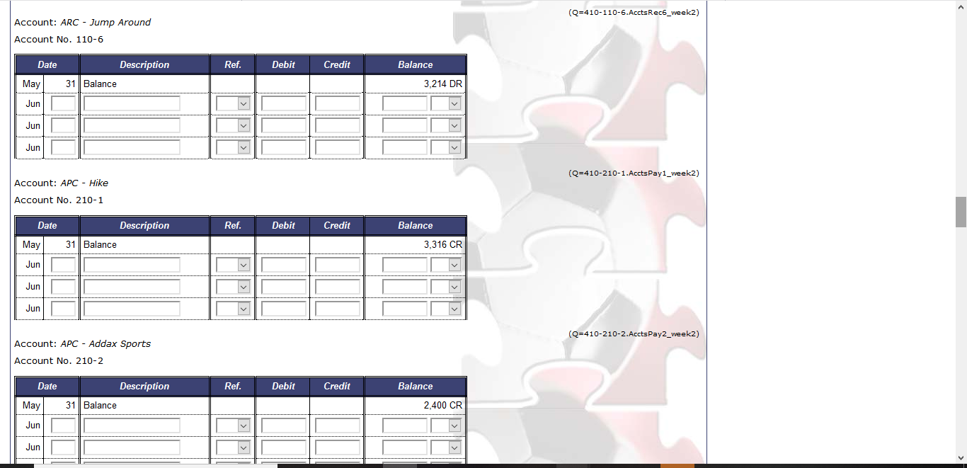 TRANSACTIONS TRANSACTIONS WEEK 1 WEEK 2 8 Paid the full amount owing