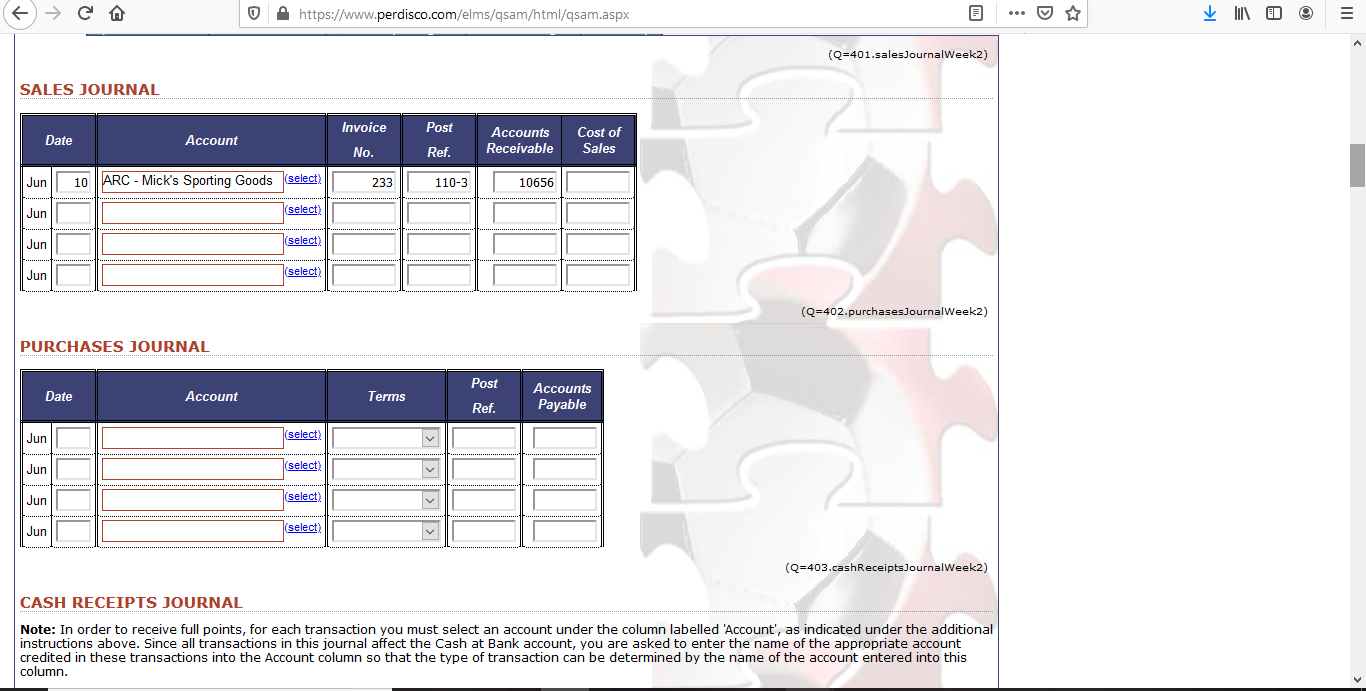 Paid the full amount owing to Sports 'R Us, Cheque No. 684