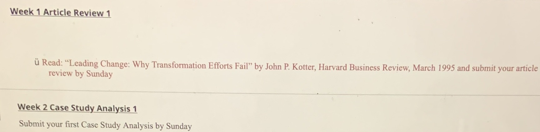 Author background Summary conclusion Week 1 Article Review 1 u Read: