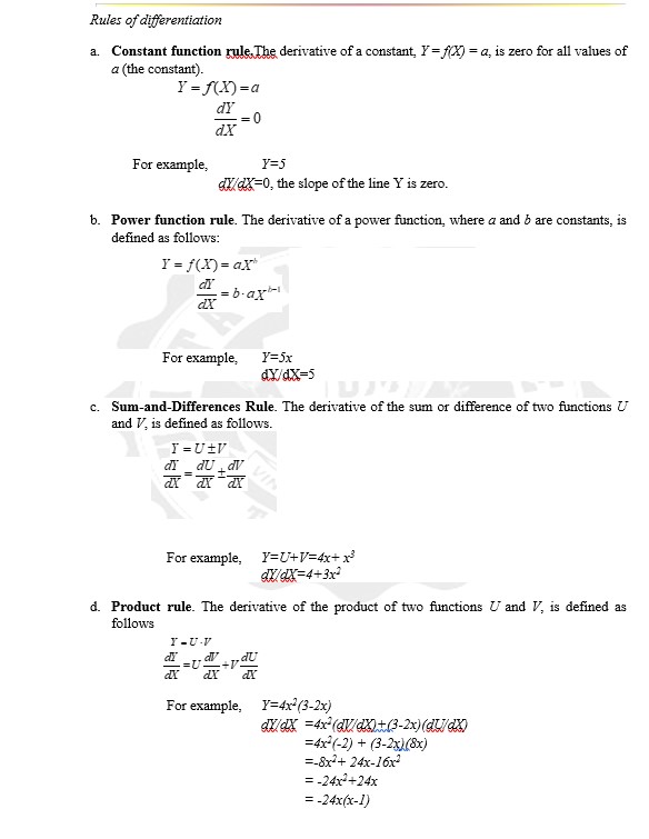 techniques is to examine ways to express economic relationships. Economic relationship can