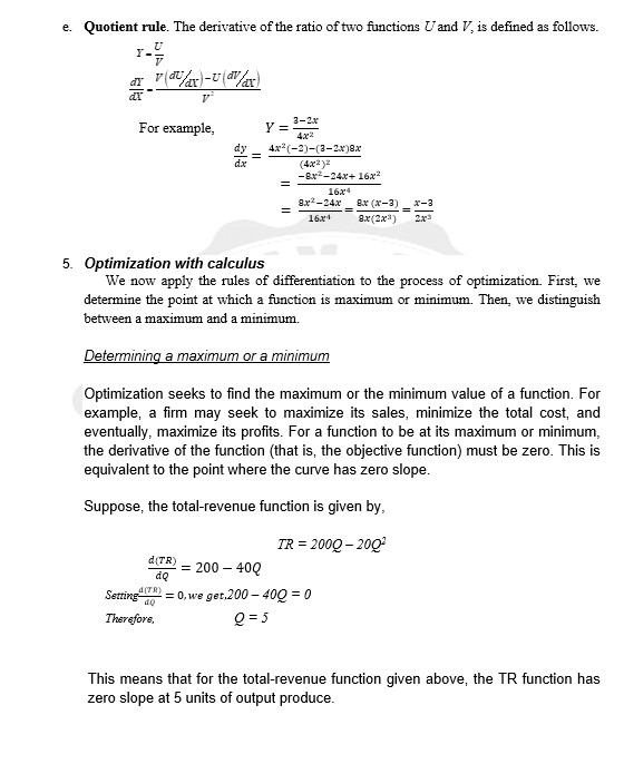 be expressed in the form of equation, tables, or graphs. When the