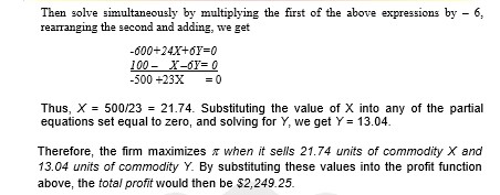 if the relationship is complex, expressing the relationship in equational form may