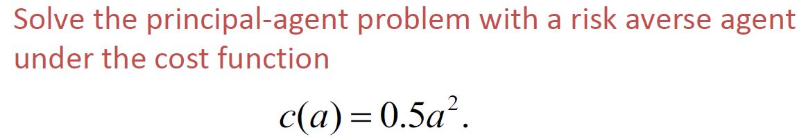 function 2 c(a) = 0.5a .