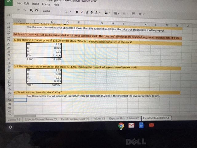 7. Hershey's preferred stock pays an annual dividend of $3.80. 22 a.