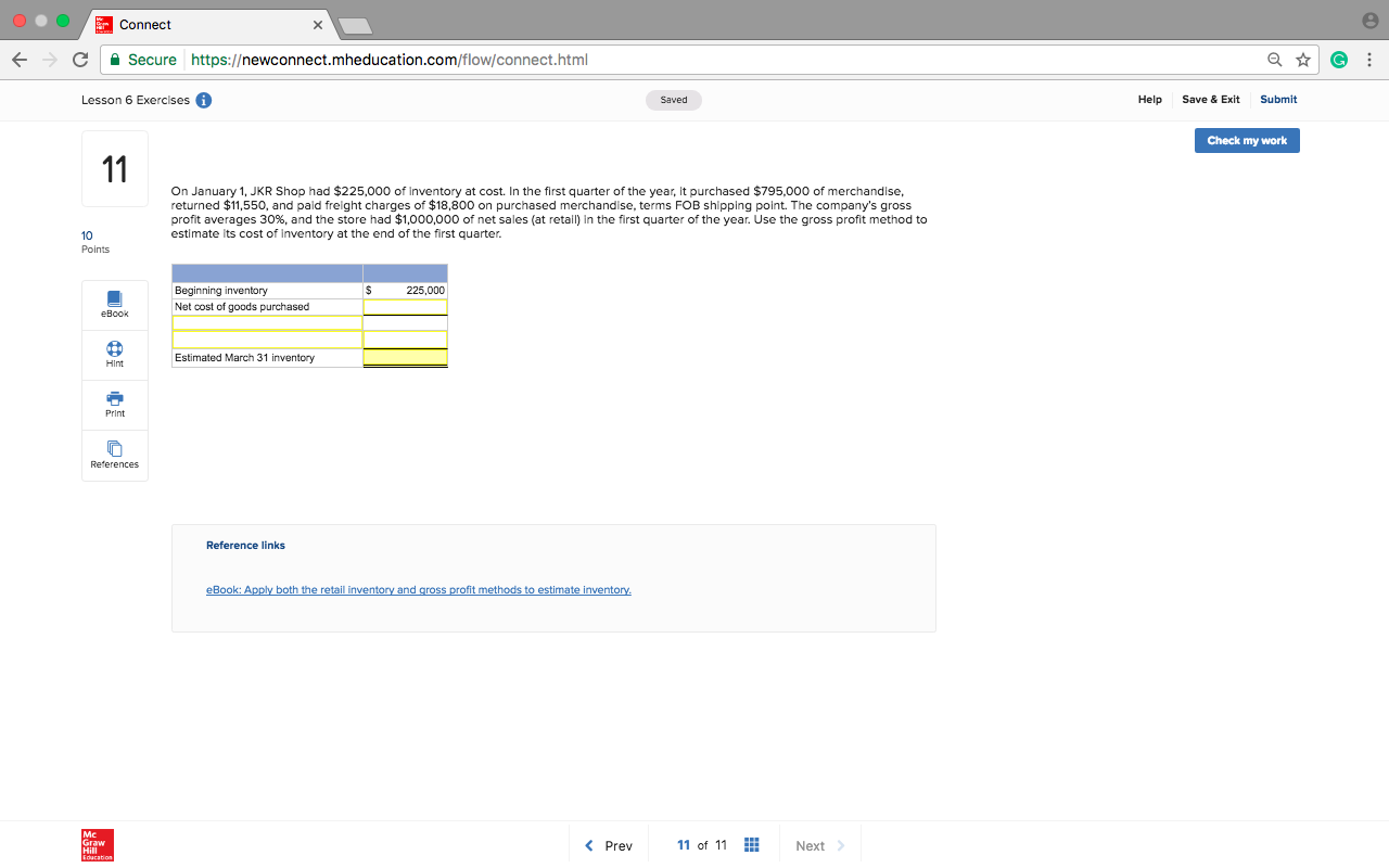 a H 4 \\ Complete the table to determine Ere mm aselgned