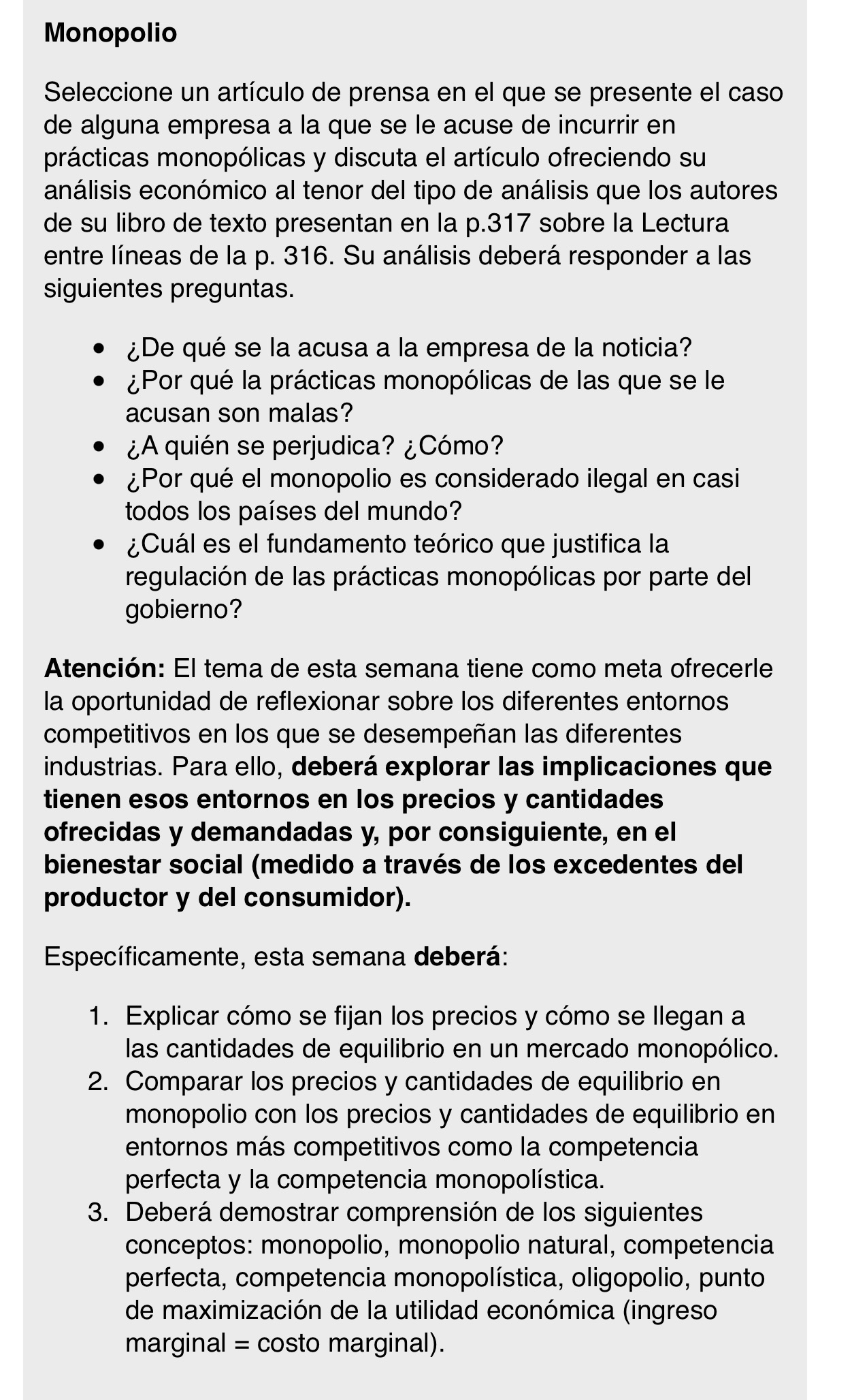 caso de alguna empresa a la que se le acuse de incurrir