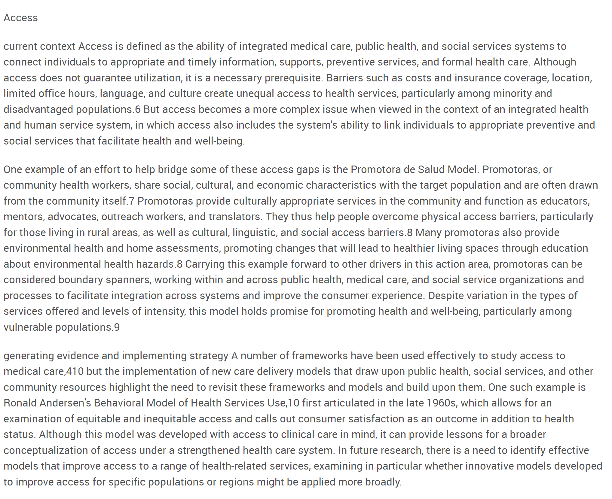 providers more accountable for coordinated, high-quality care and the overall health of