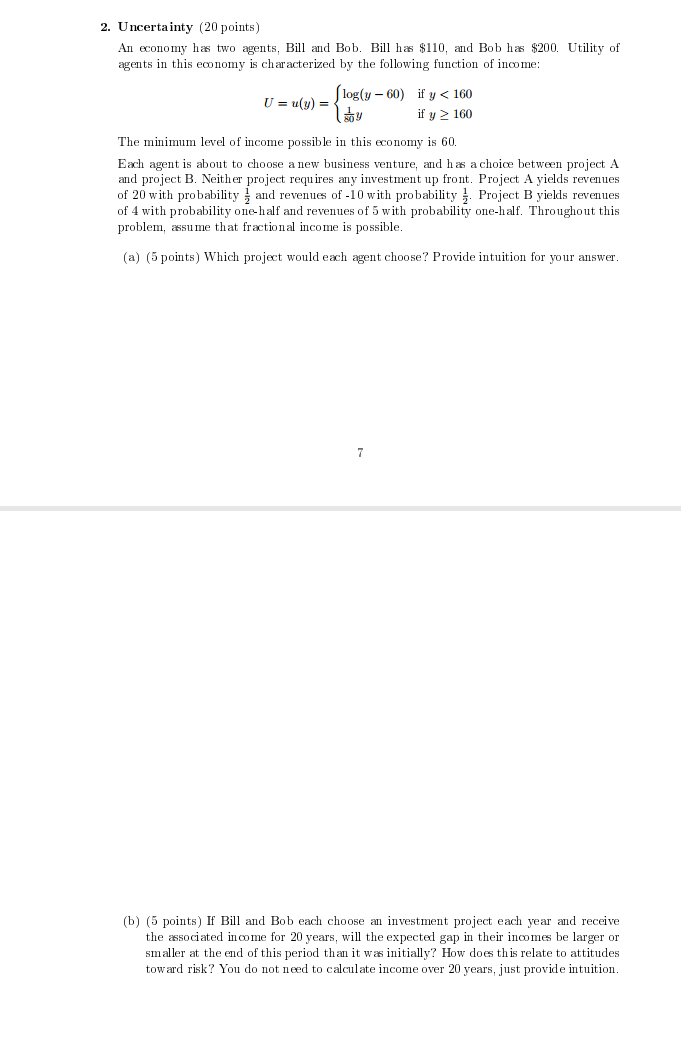(iii) Bertrand equilibrium. (a) (4 points for each of (i)-(ii)) The demand
