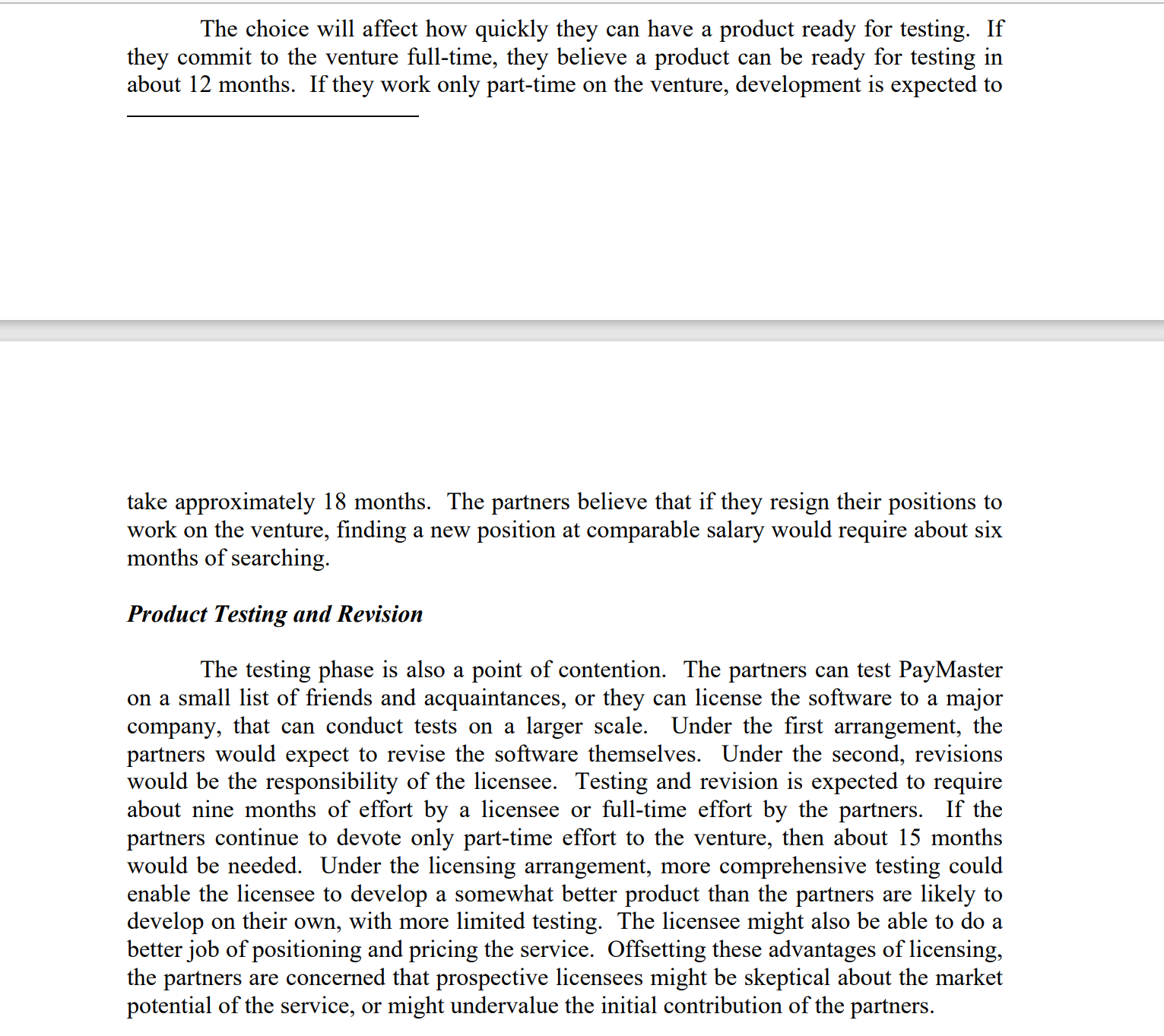 tree that represents the choices they will need to make, and that