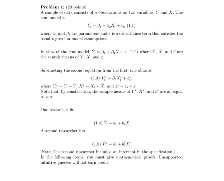 between them? Which is more restrictive? Explain how would you test for