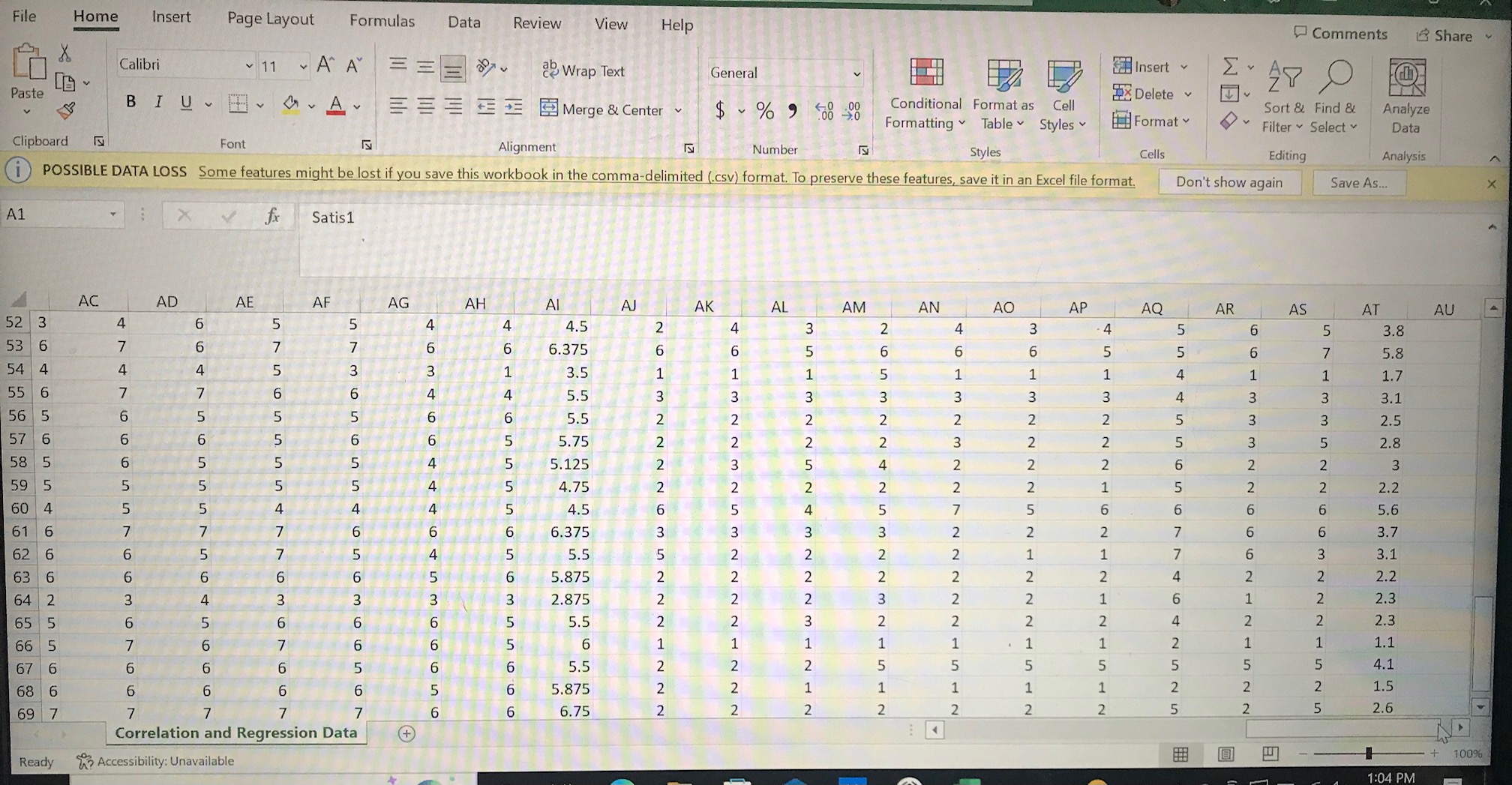 an Excel file format. Don't show again X i Save As... A