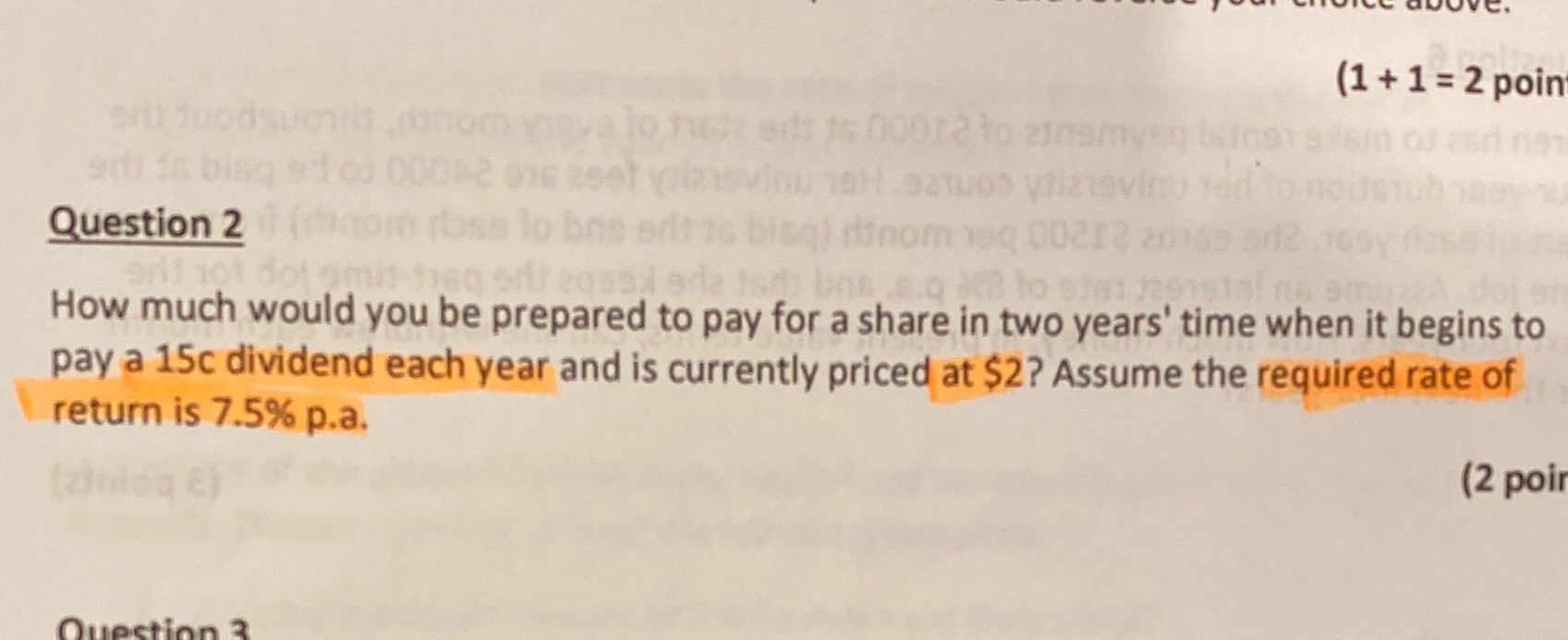  (1 + 1 = 2 poin Question 2 (com ross to