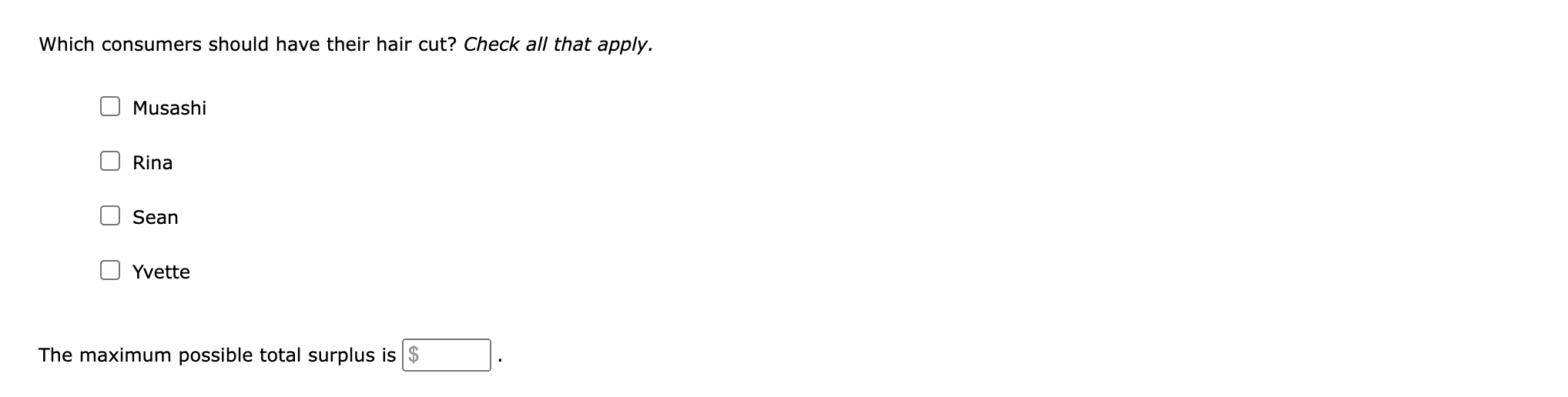 cost of producing a bottle of water rises as he pumps more.