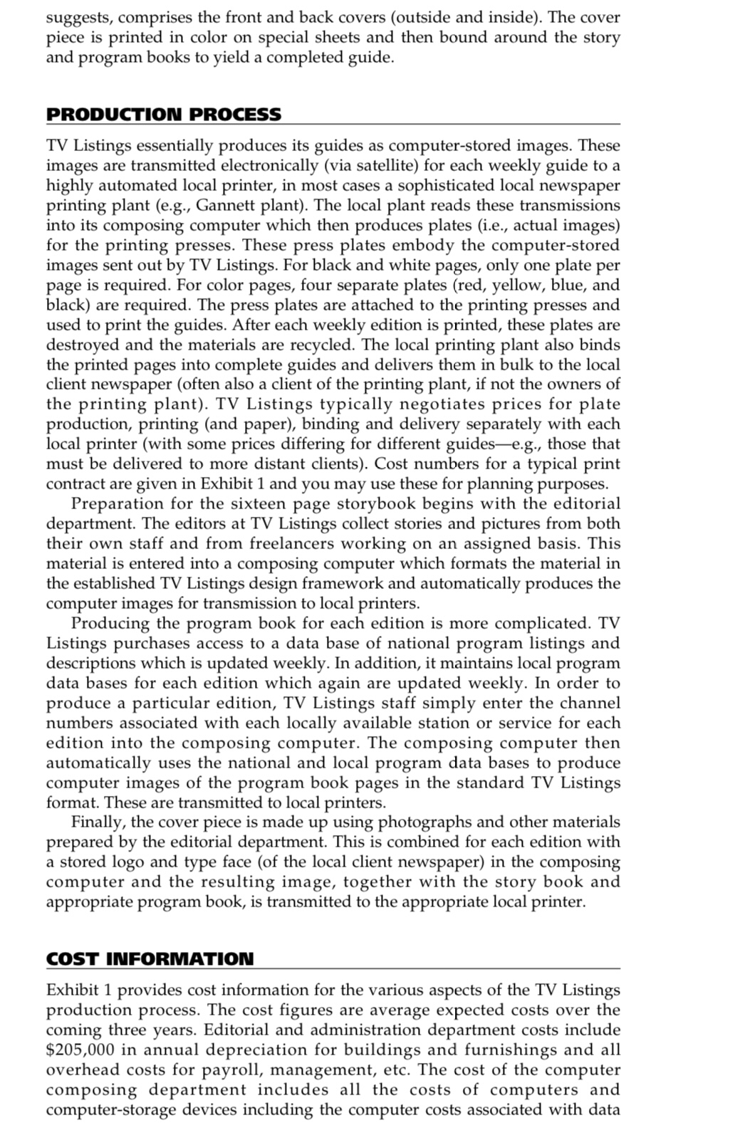 suggests, comprises the front and back covers (outside and inside). The