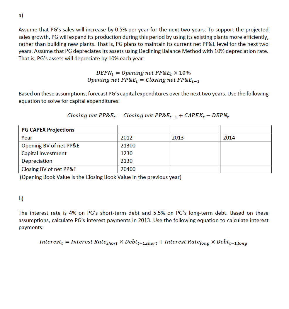 parts Question 1 Note: For students' convenience, i posted an excel spreadsheet