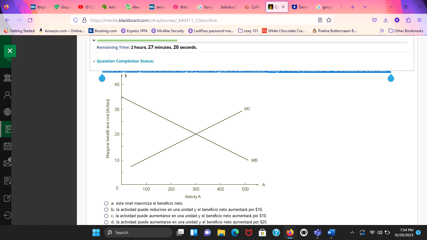 graph to answer the question. Determine the price elasticity coefficient when the