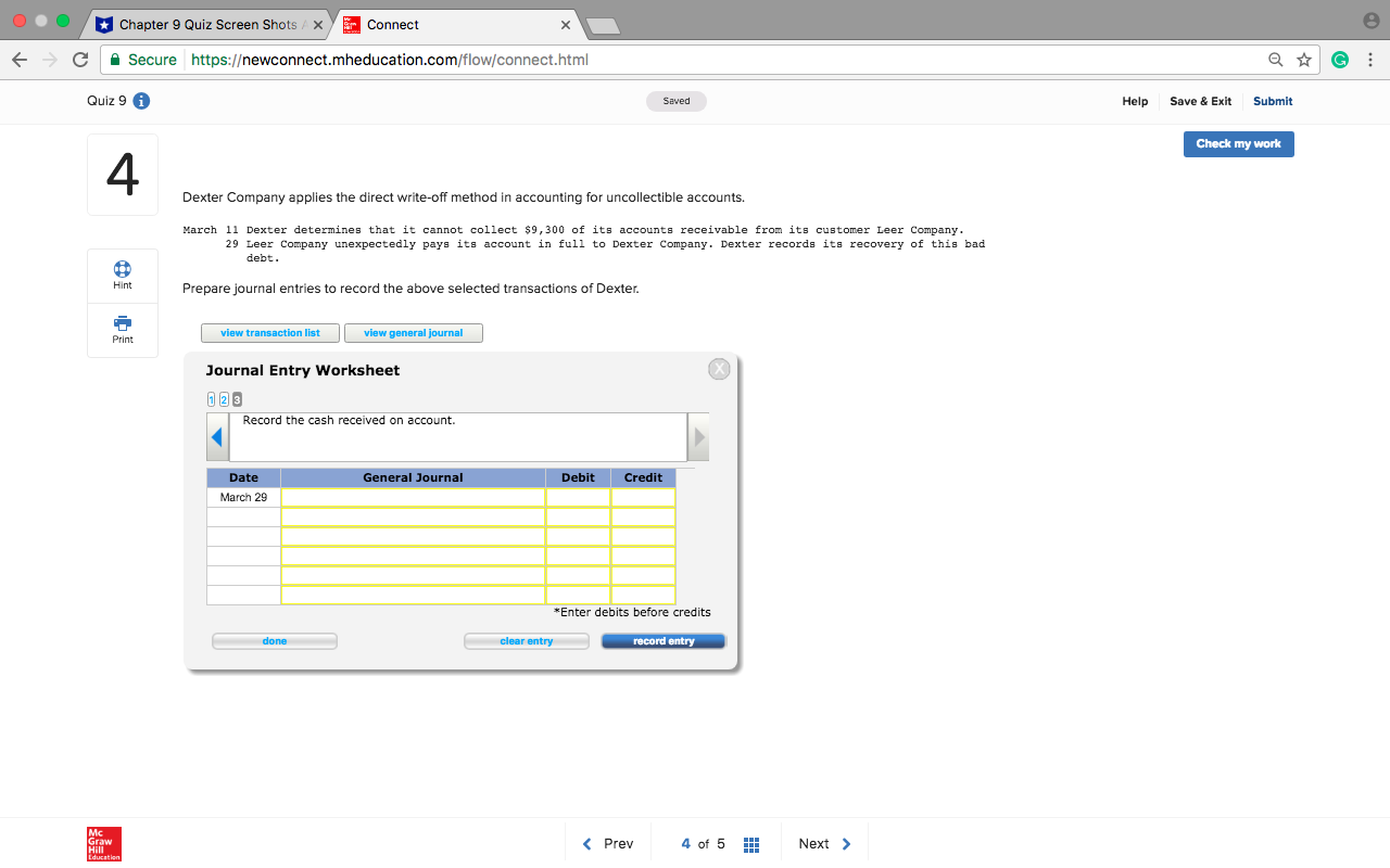 31 Prepared an adjusting entry to meal the accrued ineezeat an the