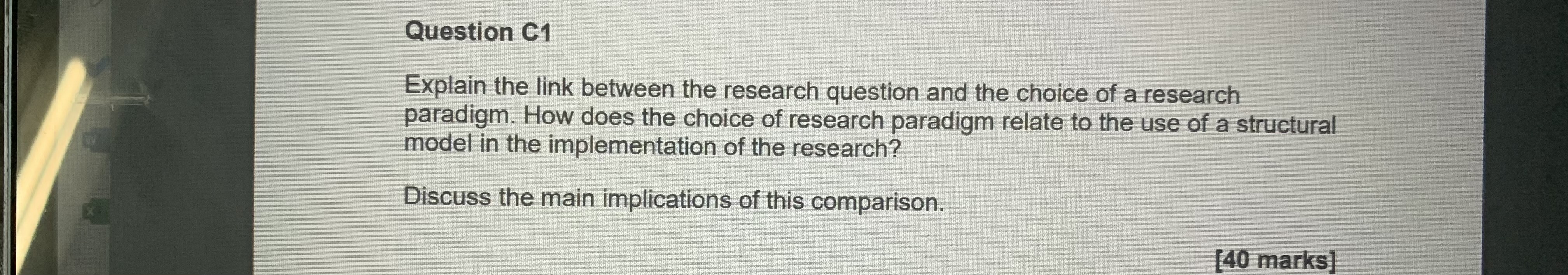 choice of a research paradigm. How does the choice of research paradigm