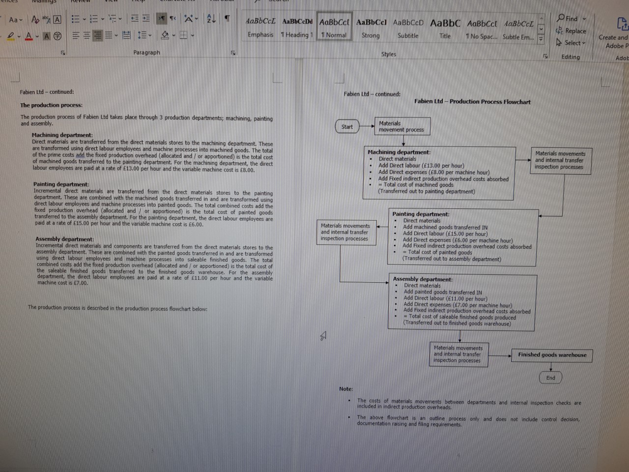 Gross profits and margins: Order 1101 'Sky' Order 1102 'Sun' Order 1103