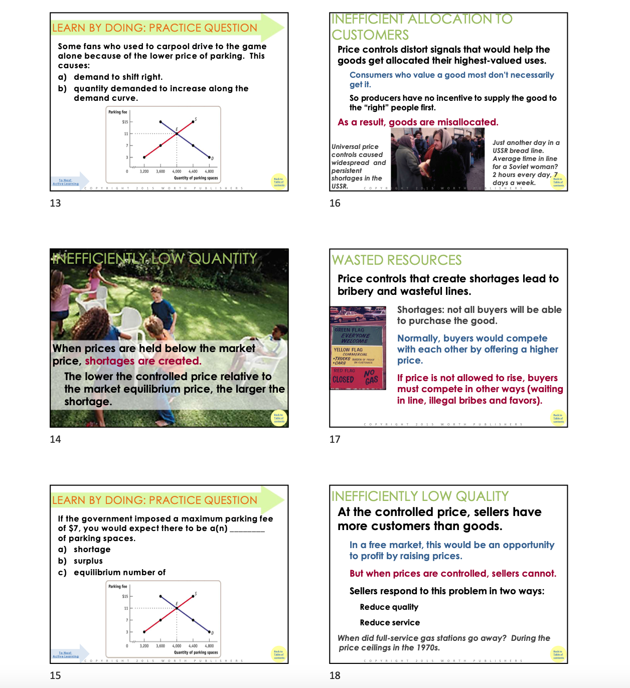 in markets two main types: How price and quantity controls create problems