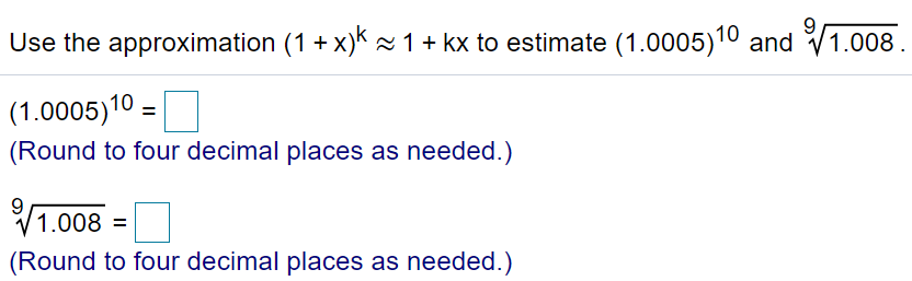 Use the approximation (1 + 30\" a 1 + let to