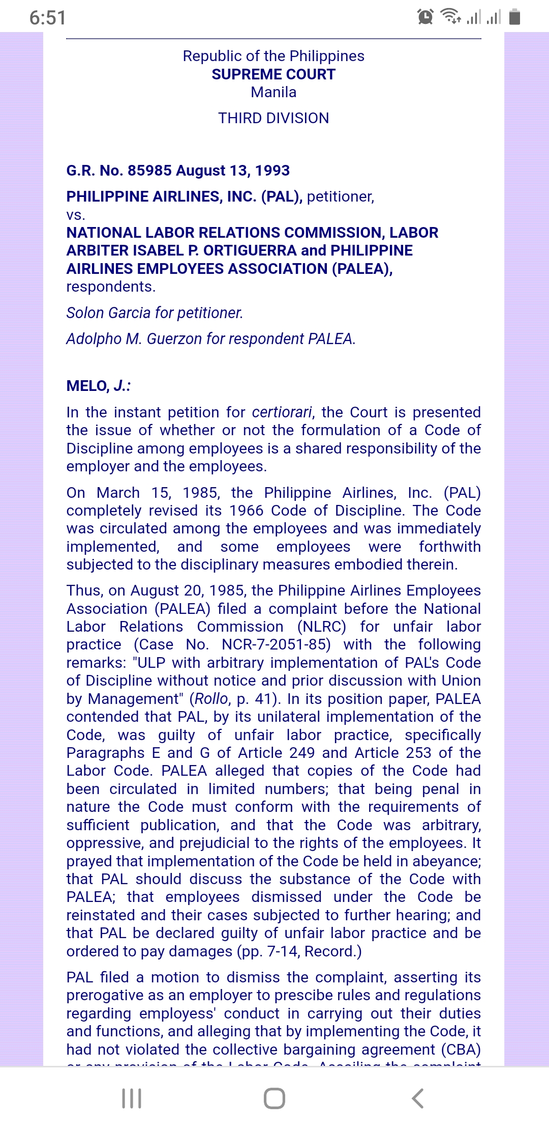 This is Labor Law & Legislation subject. Please help me answer