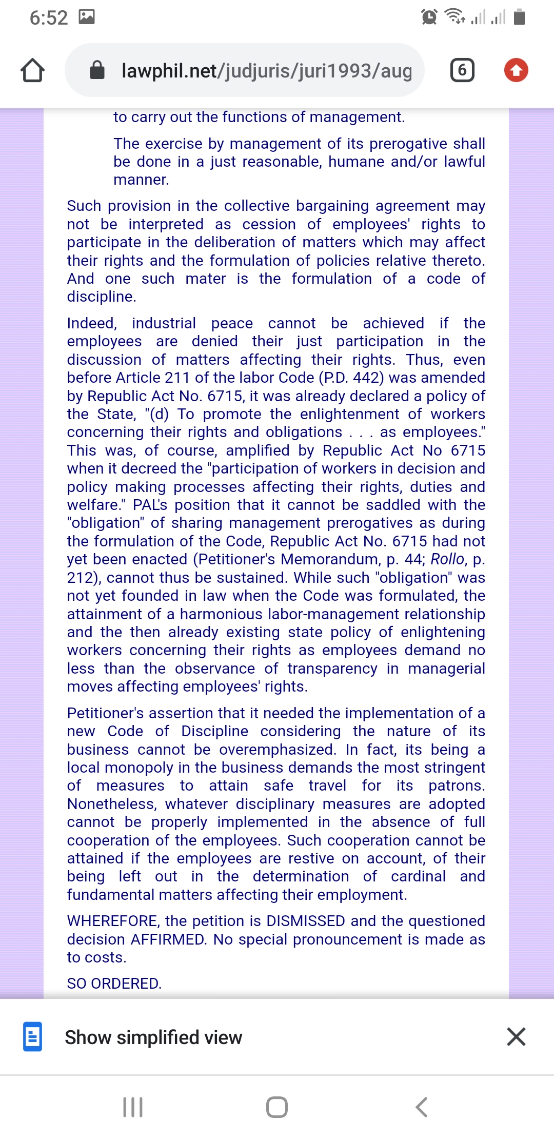 for respondent PALEA. MELO, J..' In the instant petition for certiorarl, the