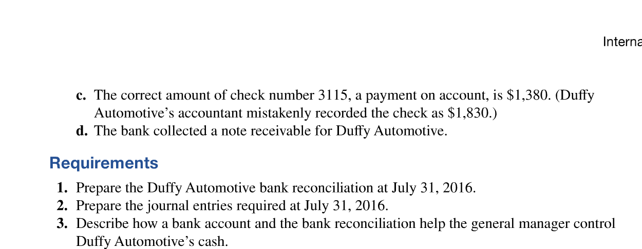 you excluded them from the correct balance sheet you prepared for Requirement