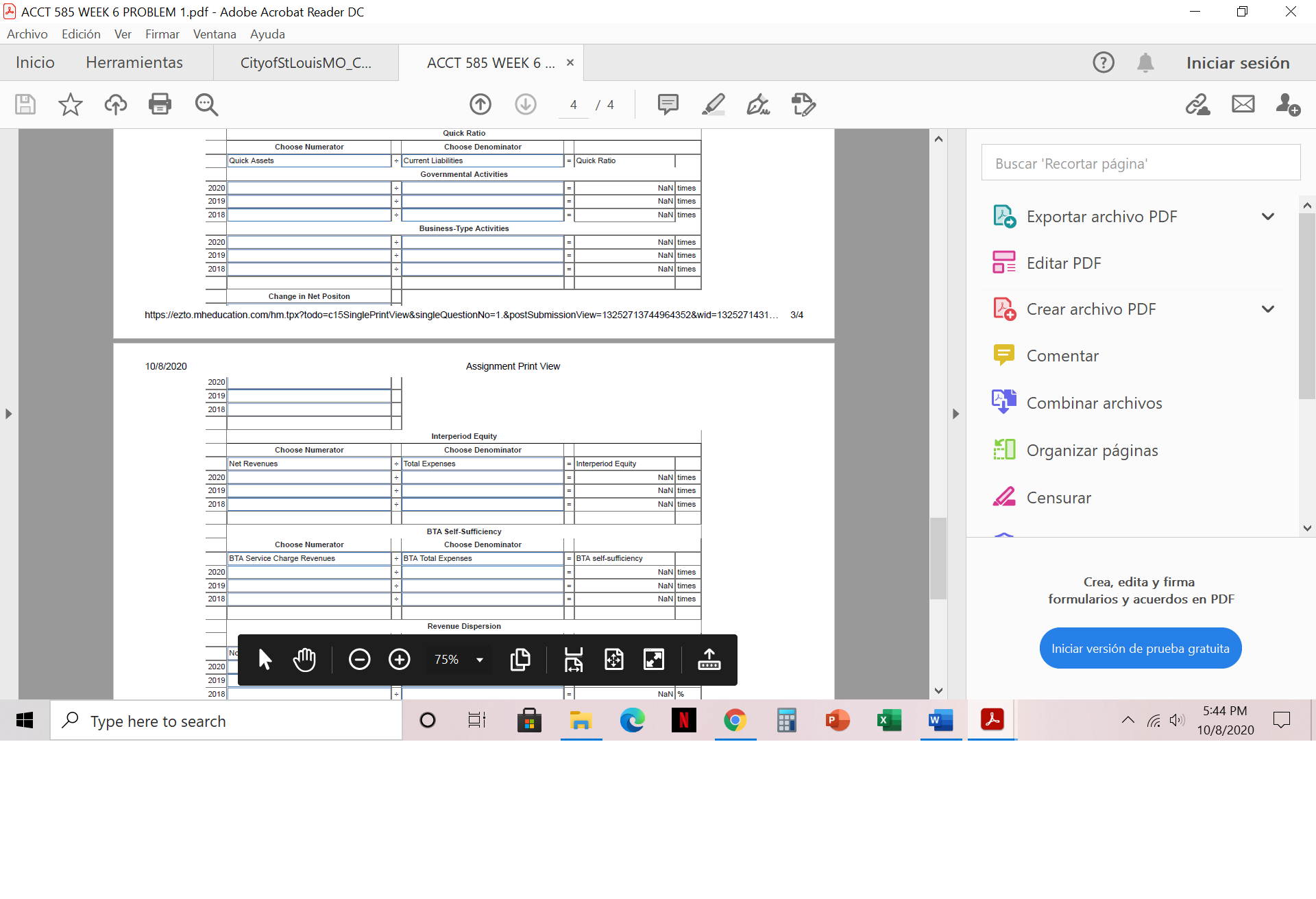 (4,681 11,026) 28,758) Organizar paginas Total capital assets (net) 22,541 15,684 38,225