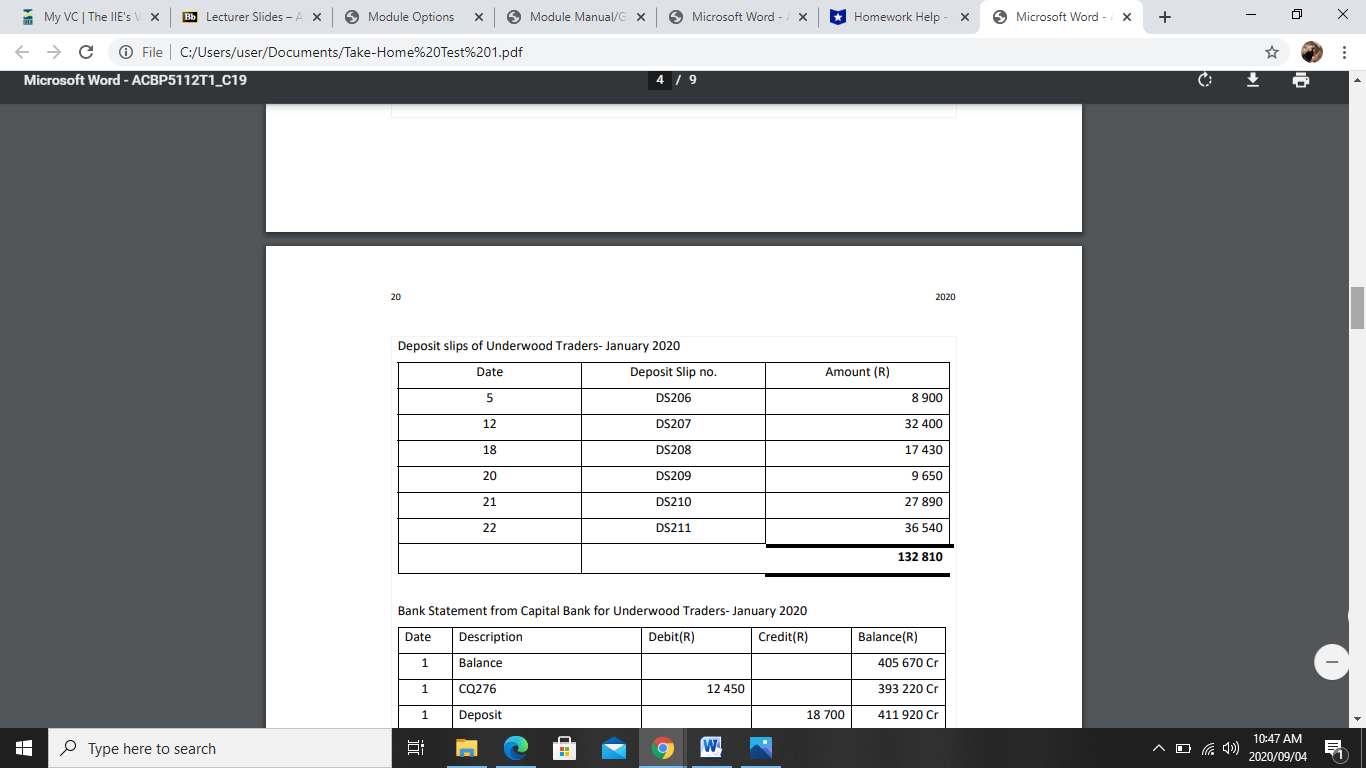 for question3. Screenshot 20 is an aditional information, there was a mistake