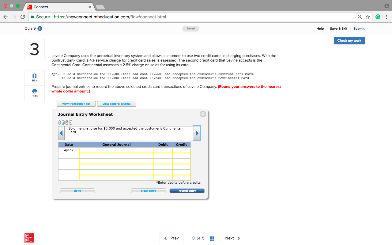 Help Sana Exit Submit 3 Levine Company uses the perpetual inventory system