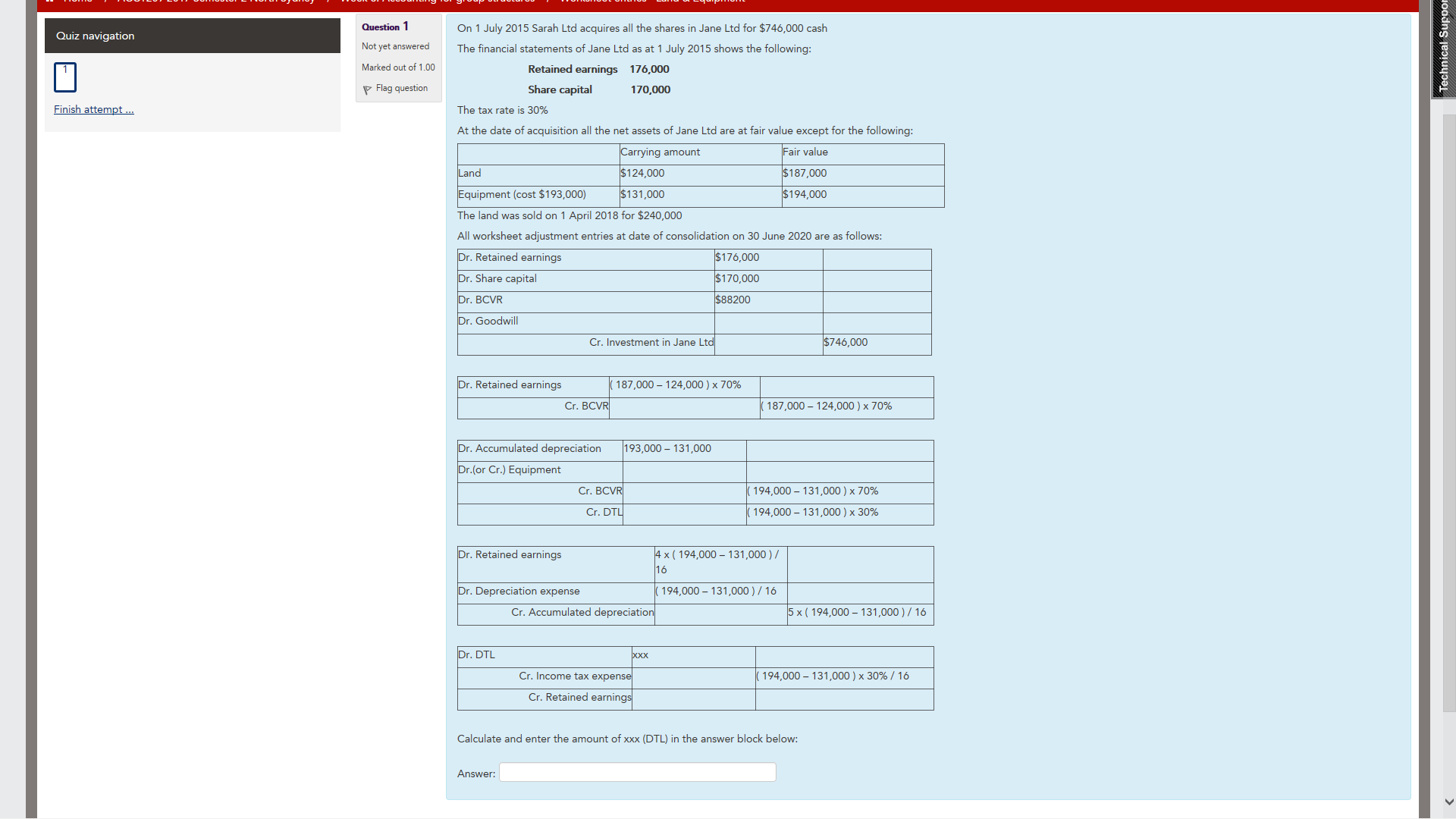 $100,000 340,000 Share (Lapnal $110,000 00,000 Revaluallun surplus $28,000 $20,000 Tam/Shareholders' Equlg/