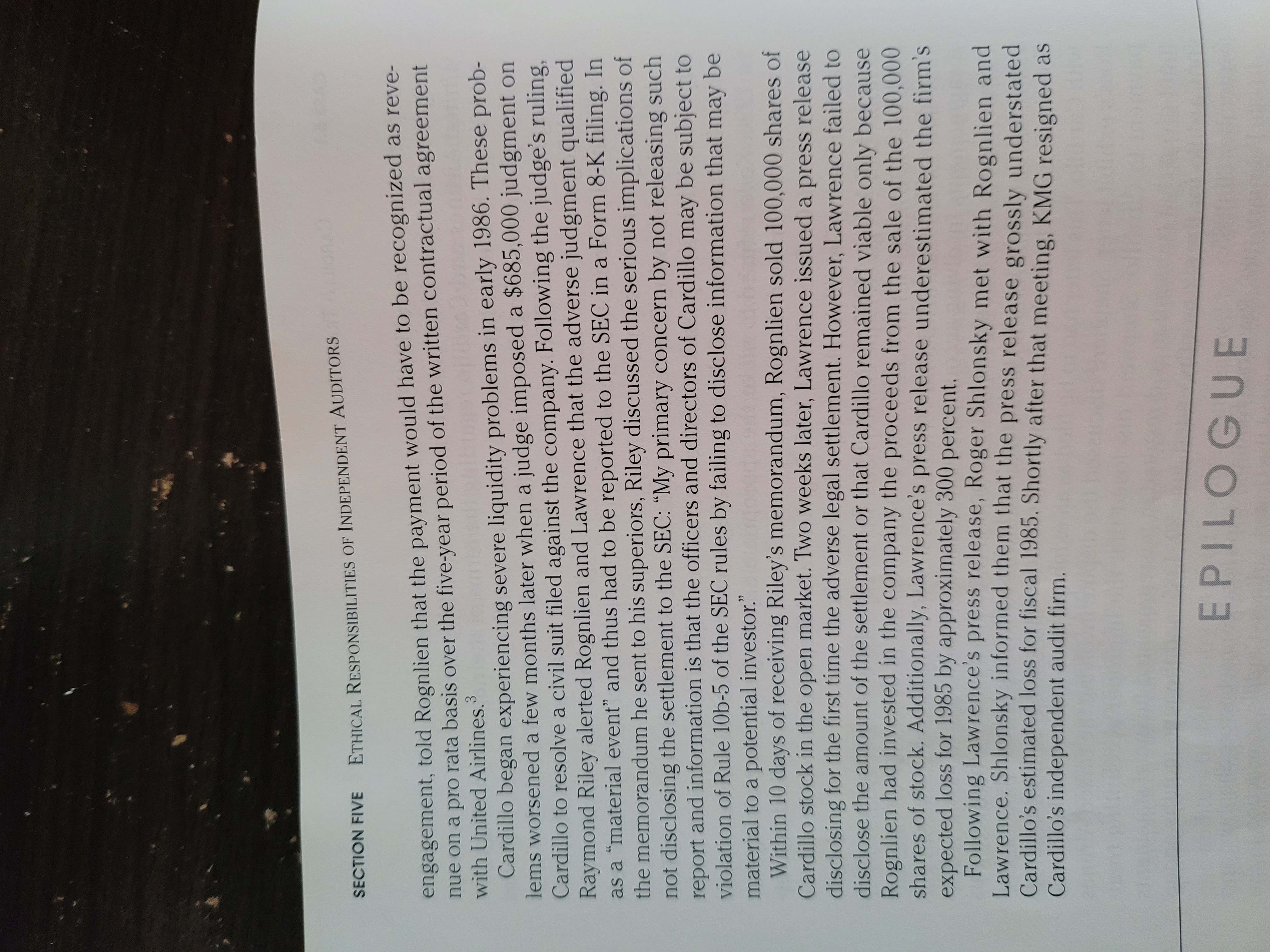 Travel Systems, Inc.' Just two days earlier, Cardillo's in-house attorney, Raymond Riley,