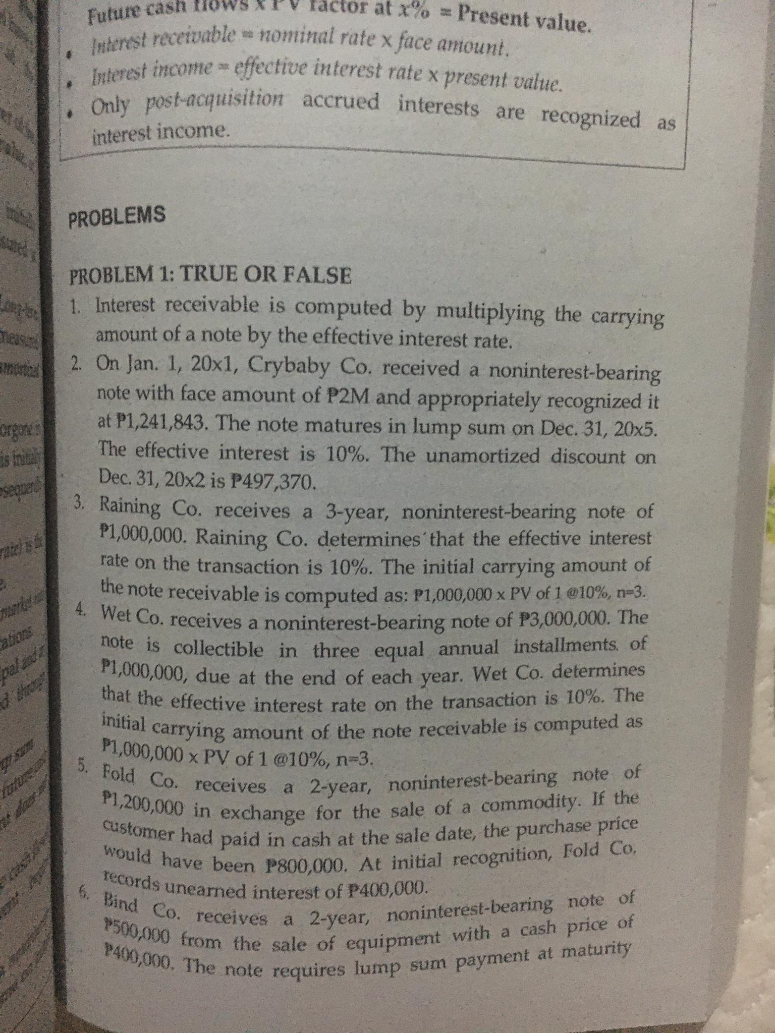 computed as PIM x PV of an ordinary annuity of 1 @12%,