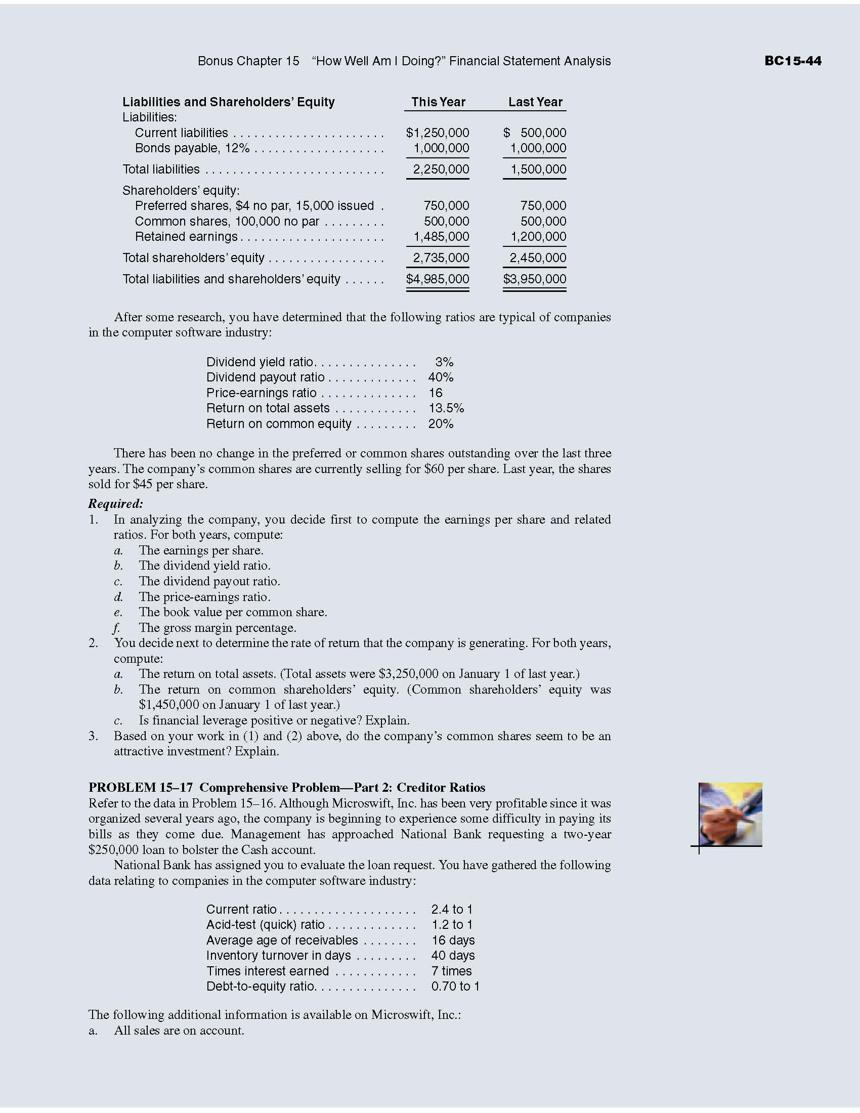 terms of increase, decrease, or no effect on the ratio involved, and