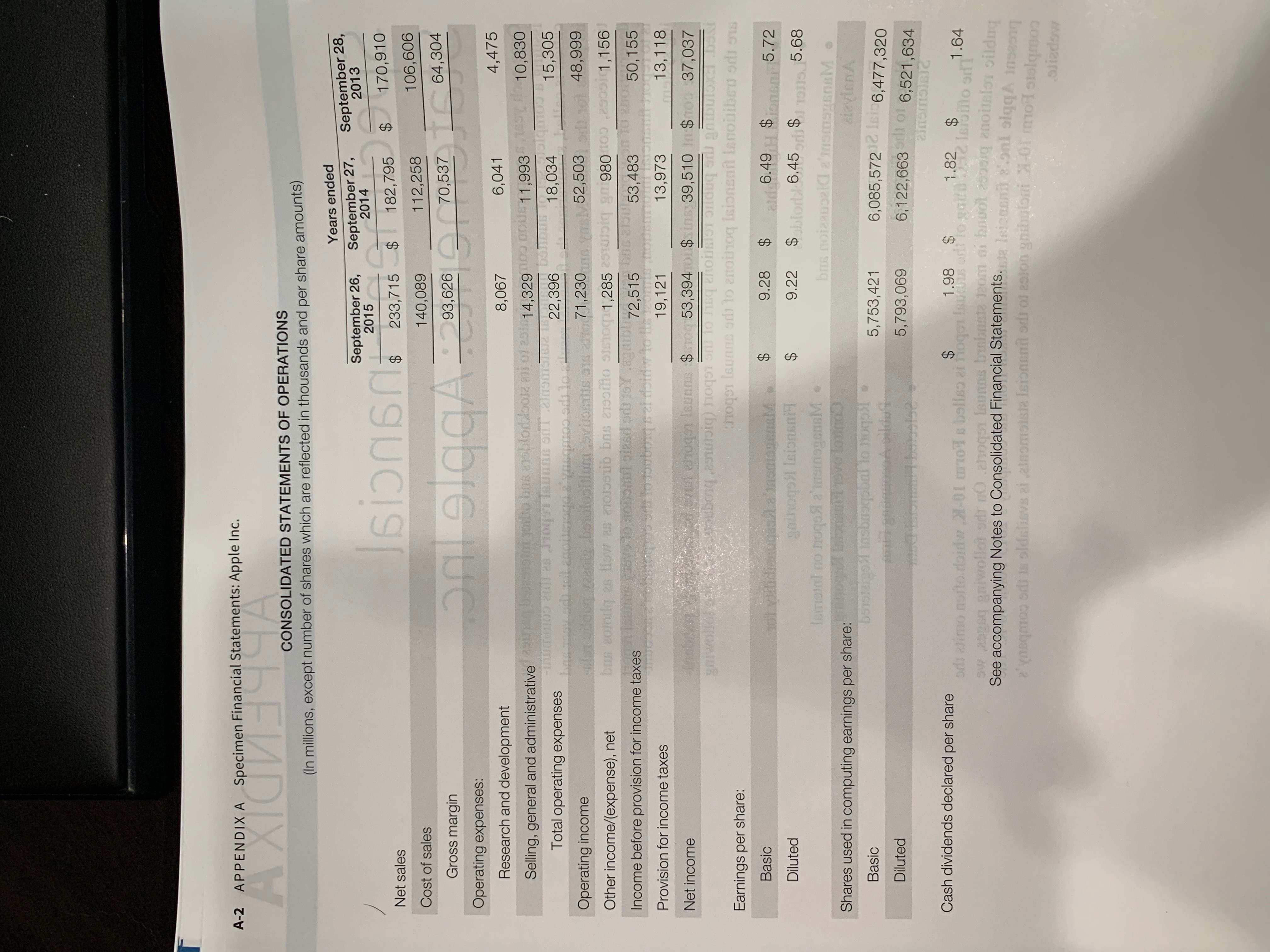 and September 26, 2015. Were current liabilities higher or lower than current