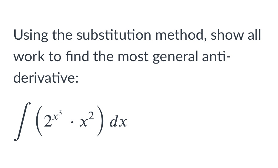 Using the substitution method, show all worl < to find the most