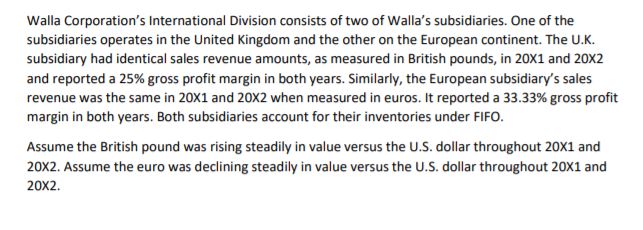 the subsidiaries operates in the united Kingdom and the other on the