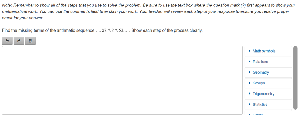 C. -1, 2, 8, 20, 44 O D. -1,6,20, 48, 104Write the
