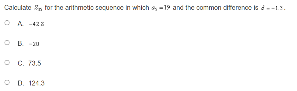 1, 1, 1 O B. 3, 6, 9, 12, 15 O C.