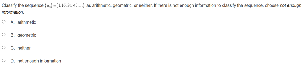 and the common difference is d - 1.3 . O A. -42.3