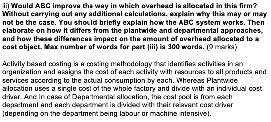 has highly automated operations , while assembly has labour - intensive operations